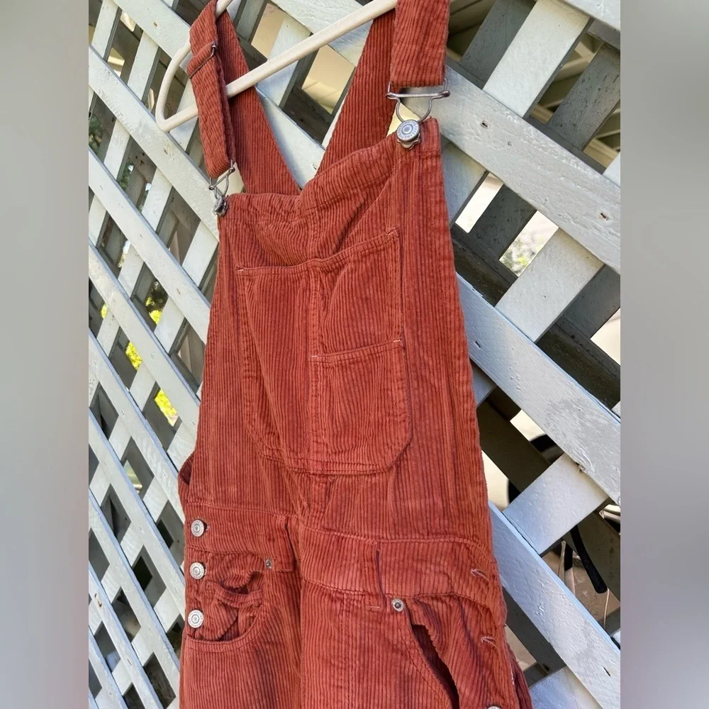 Freee people Good Luck Cord Overalls